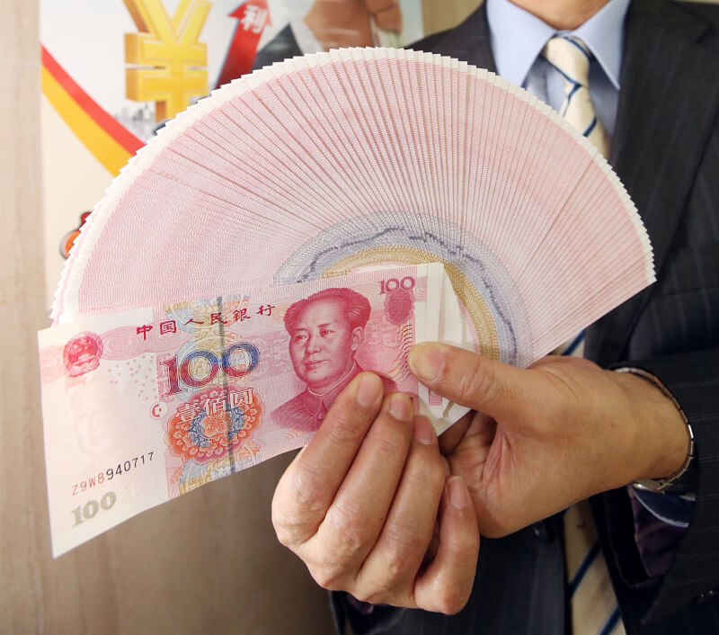 中國國家統計局17日公布,中國去年的國內生產毛額(GDP)為人民幣114兆3670億元,年增8.1%。(中央社檔案照片)