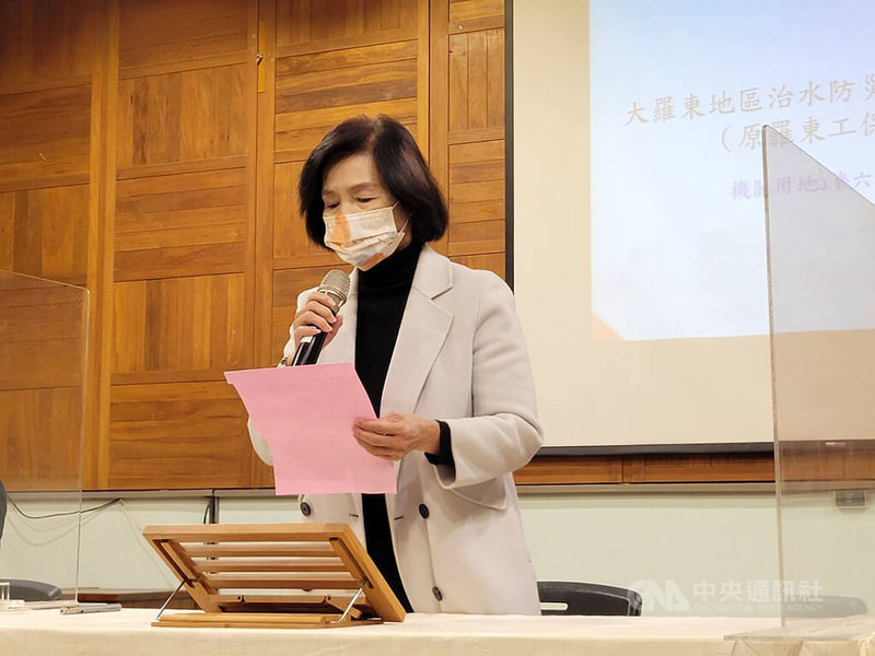 大羅東地區治水防災區段徵收案涉弊,前宜蘭縣代理縣長陳金德指宜蘭縣長林姿妙涉圖利親友。林姿妙(圖)18日說,相關決策一切合法,政治撲殺已影響信譽,表達嚴正抗議,將全力捍衛自己清白。中央社記者沈如峰宜蘭攝 111年1月18日
