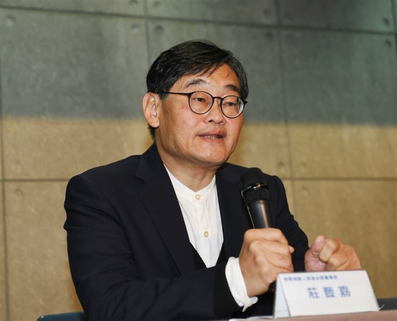 國民黨立法院黨團要求華視終止與台灣事實查核中心合作,且指控華視總經理莊豐嘉(圖)威脅撤案;華視18日反控政治干預新聞自由。(中央社檔案照片)