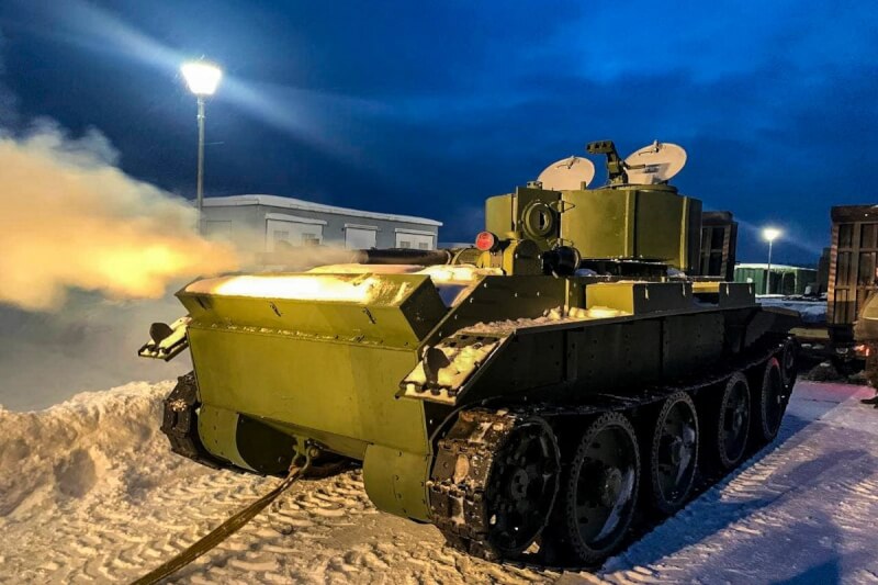 立陶宛國防部長表示,俄羅斯軍隊進入白俄羅斯進行兩國聯合軍事演習,對立陶宛構成「直接威脅」。圖為俄羅斯坦克車。(圖取自facebook.com/mod.mil.rus)