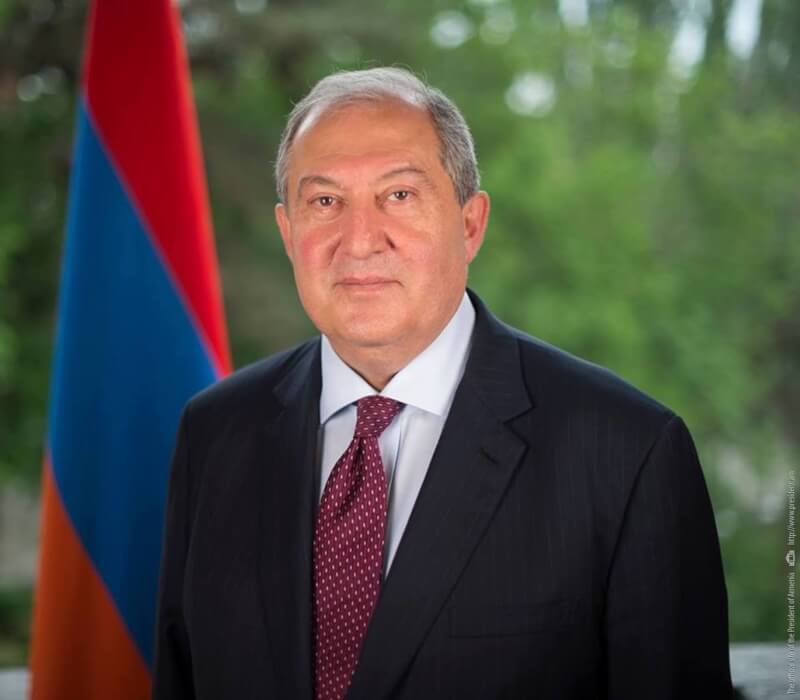 亚美尼亚总统萨奇席恩24日表示，他的职位未能在国家遭遇危机的艰难时期对政策发挥影响力，决定辞去职务。（图取自网页president.am）