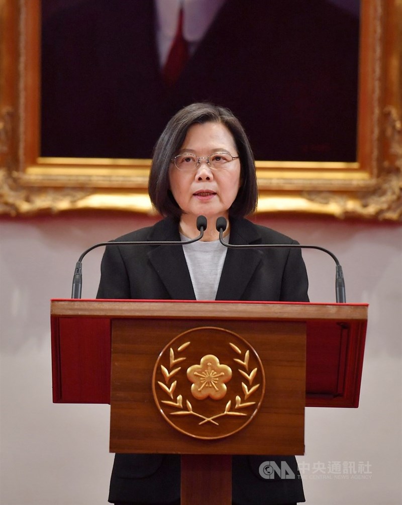 總統蔡英文24日說,對於酒駕事件,政府一定零容忍,加重罰則,杜絕僥倖心態。(中央社檔案照片)