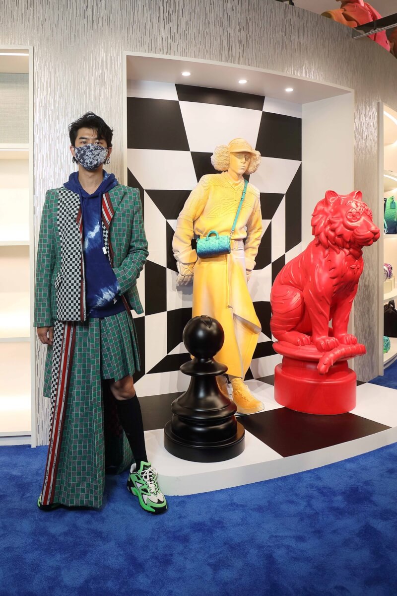 陳柏霖(圖)日前出席LV快閃店活動傳出與確診者足跡重疊,經紀人表示已陳柏霖已快篩。(圖取自facebook.com/101mall)