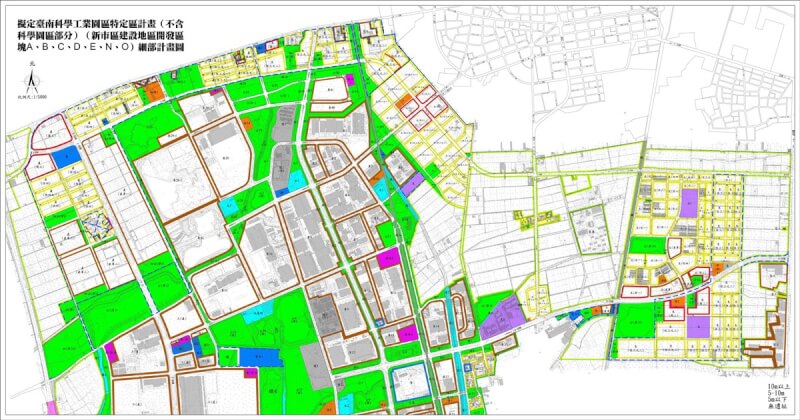 台南市政府110年啟動南科特定區A區至E區、N區、O區等7區都市計畫規劃作業,111年1月19日提報中央審查,加速建構產業及居住生活圈。(台南市政府提供)中央社記者張榮祥台南傳真 111年1月29日