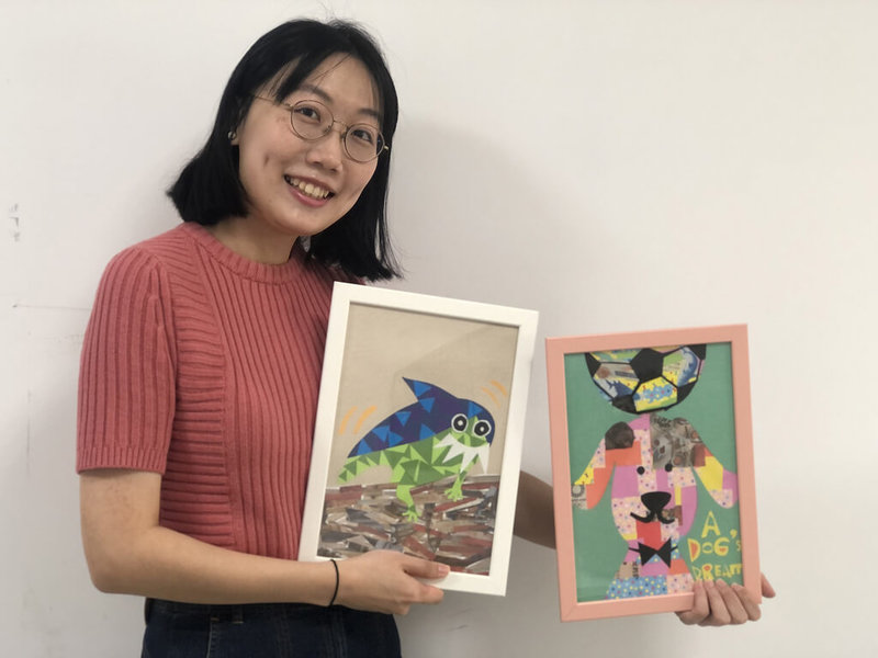 大同大學應外系教師高萍穗帶領學生跨國合作,編譯愛爾蘭兒童繪本。(大同大學提供)中央社記者許秩維傳真 111年2月3日