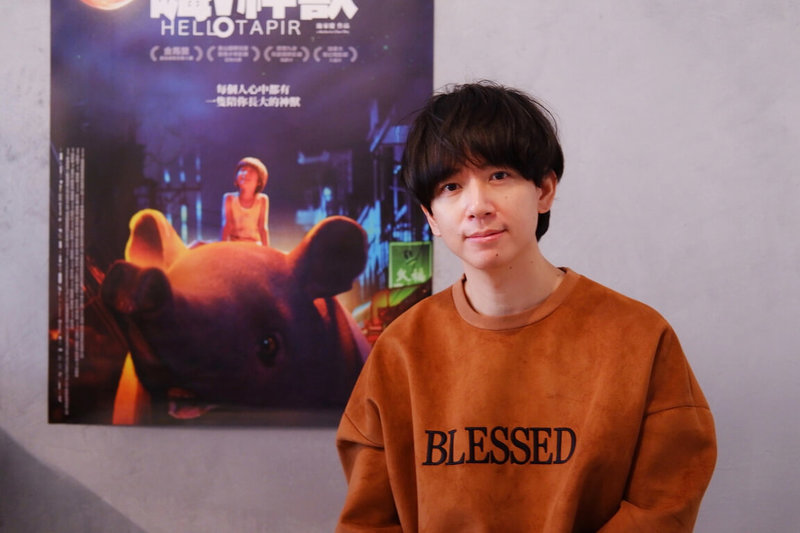 導演池家慶花6年籌備電影「嗨!神獸」,因為電影中充滿池家慶與父親相處的真實過程,讓他拍攝時多次落淚。(甲上提供)中央社記者王心妤傳真 111年2月3日