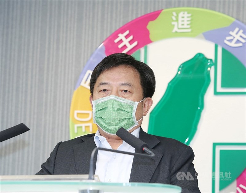 關於年底縣市長選舉,民進黨秘書長林錫耀說,這局不一定是鐘擺效應、也不一定是骨牌效應,努力就有機會。(中央社檔案照片)