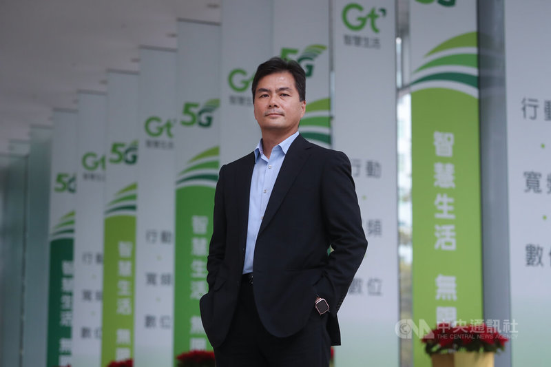 具財務專才及協助亞太電信4G開台背景的陳鵬,2021年8月正式接任亞太電董座,成為「最年輕的電信董事長」。中央社記者裴禛攝 111年2月7日