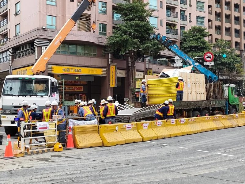 配合大順路鋪輕軌既有污水管線強化工程8月完工 地方 中央社cna