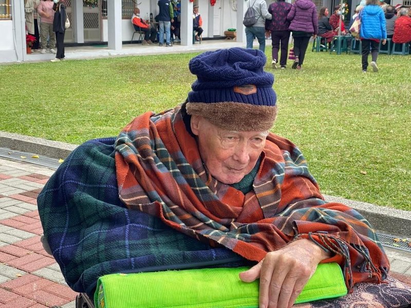 白冷會瑞士籍魏主安神父13日病逝於台東聖母醫院,享壽91歲。白冷會表示,魏主安神父遺體已移靈到馬蘭天主堂,19日將舉行告別彌撒。(財團法人紀守常紀念文教基金會提供)中央社記者李先鳳傳真 111年2月14日