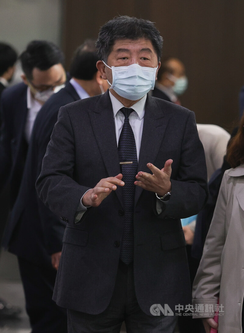 新竹市長林智堅16日表示,衛福部長陳時中(圖)是年底九合一選舉很好的參戰人選。(中央社檔案照片)