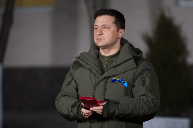 烏克蘭總統澤倫斯基。(圖取自facebook.com/zelenskiy.official)