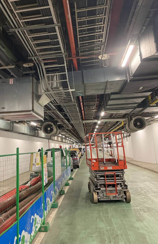 桃園國際機場公司14日表示,第二航廈11日晚間跳電,最新調查跡證顯示,可能有人為破壞電纜,已向航空警察報案。(桃園國際機場記者聯誼會提供)中央社記者吳睿騏桃園傳真 111年3月14日