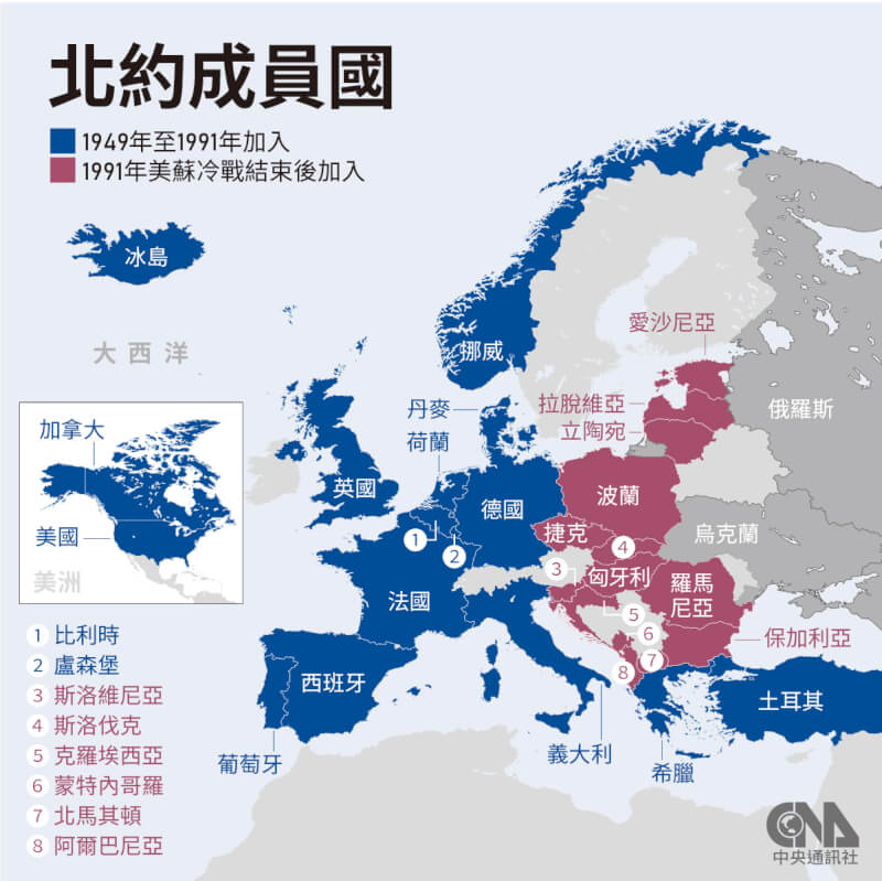 德國將與波海三國討論如何強化北約東翼的軍力，以嚇阻俄國擴張領土的野心。（中央社製圖）