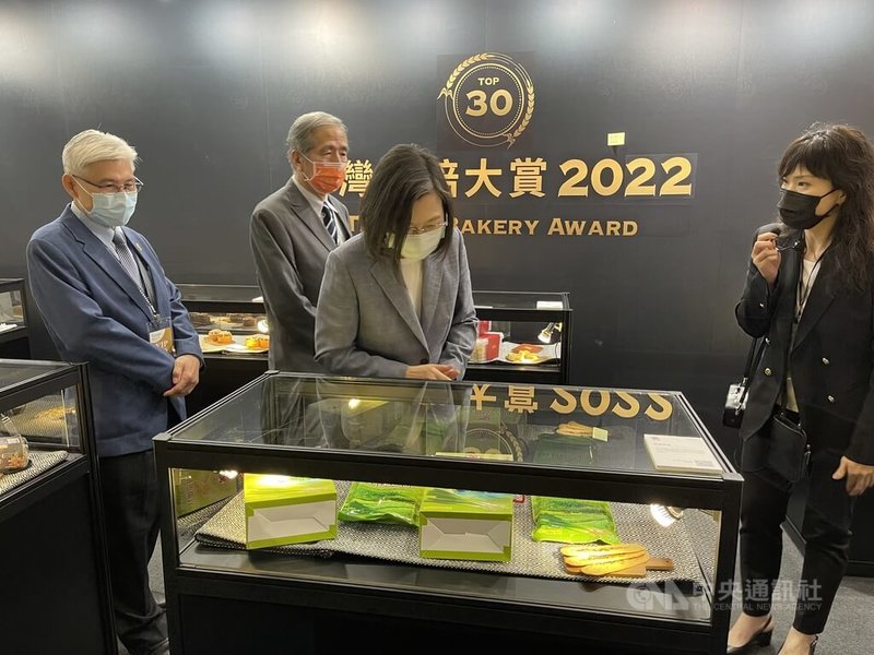 為烘焙產業助攻總統 政府將持續投入資源開拓市場 政治 中央社cna