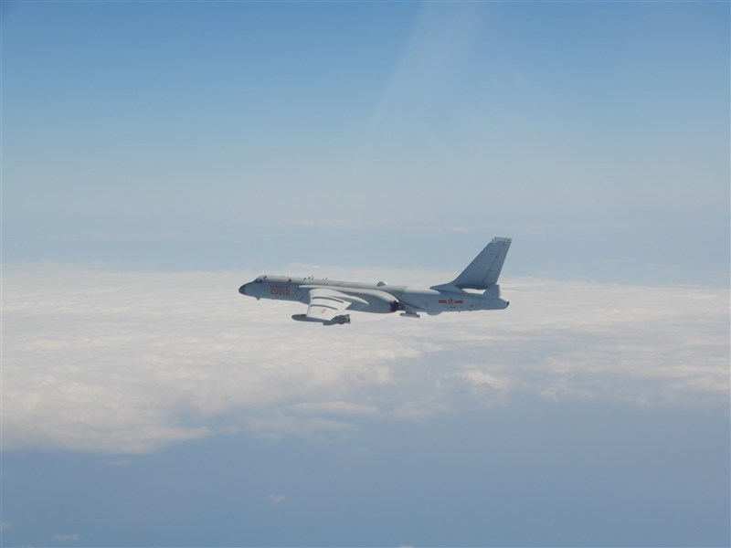 中國2架H-6轟炸機24日上午從韓國西南部離於島西北方126公里處進入韓國防空識別區。圖為轟6同型機。（圖取自國防部網頁mnd.gov.tw）