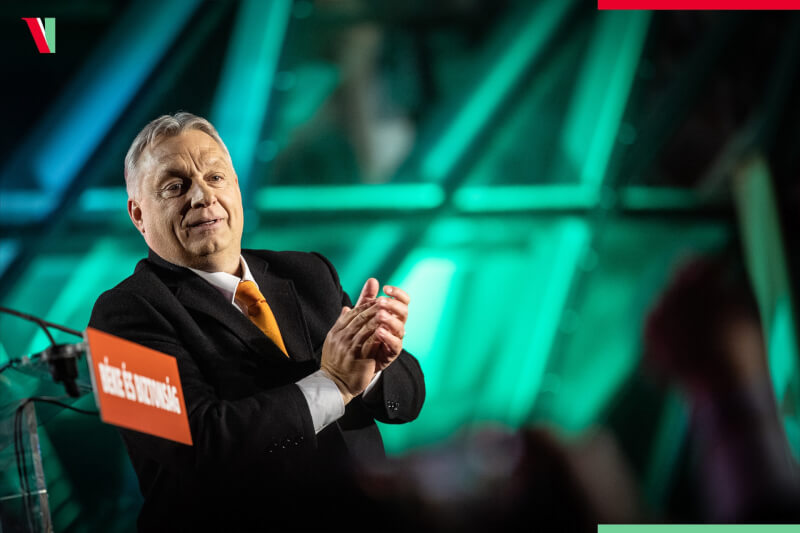 匈牙利3日舉行國會大選，現任總理奧班領導的右翼民粹青年民主黨拿下53%選票，順利贏得第4個任期。（圖取自facebook.com/orbanviktor）