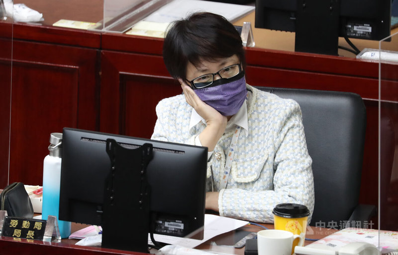 台北市勞動局長陳信瑜（圖）涉行政不中立及使用特支費爭議。（中央社檔案照片）