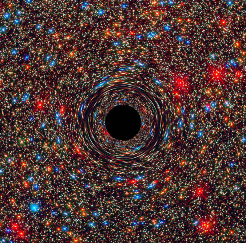 美國國家航空暨太空總署6日宣布，由台裔女科學家馬中珮所領導的團隊在偏遠的銀河系發現一個超大黑洞。（取自NASA網站www.nasa.gov）