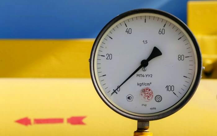 烏克蘭天然氣營運商GTSOU暫停關鍵管線，俄羅斯輸往歐洲天然氣量下降，11日數據顯示，「索赫拉諾夫卡」轉運站的天然氣運輸輸送流量已降至零。（圖取自烏克蘭國家天然氣過境運營商網頁tsoua.com）