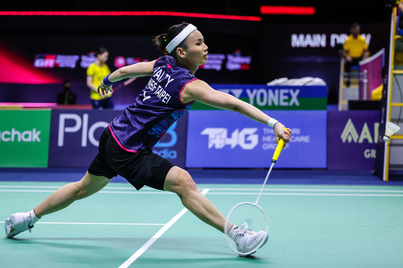 圖為戴資穎18日出戰泰國羽球公開賽。（Badminton photo提供）