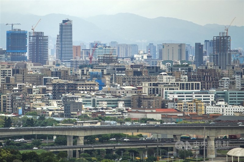 圖為台北市景。（中央社檔案照片）
