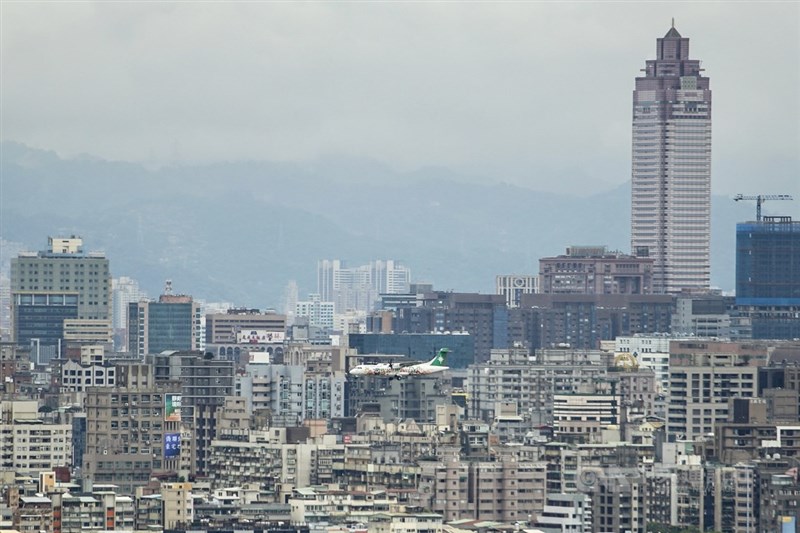 圖為台北市區景觀。（中央社檔案照片）