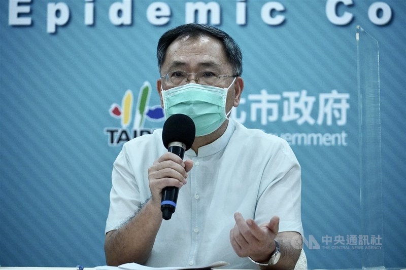 台北市副市長蔡炳坤24日確診。（中央社檔案照片）