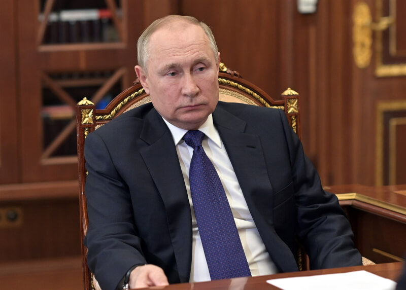 美國情資顯示，俄羅斯總統蒲亭4月曾接受癌症末期治療。（圖取自twitter.com/KremlinRussia_E）