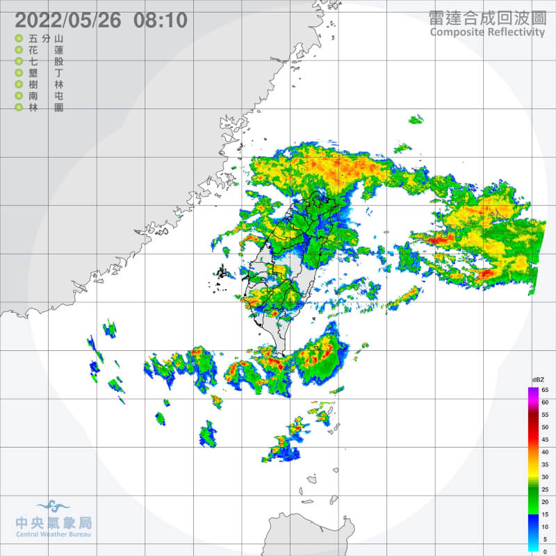 （圖取自中央氣象局網頁cwb.gov.tw）