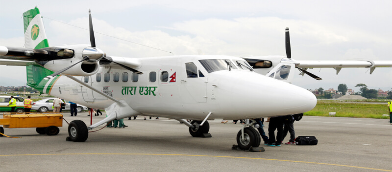 尼泊爾塔拉航空證實，旗下一架搭載22人的客機29日上午起飛後不久失聯。（圖取自塔拉航空網頁taraair.com）