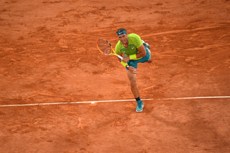 西班牙猛將納達爾3日晉級法國網球公開賽男單冠軍戰。（圖取自twitter.com/rolandgarros）