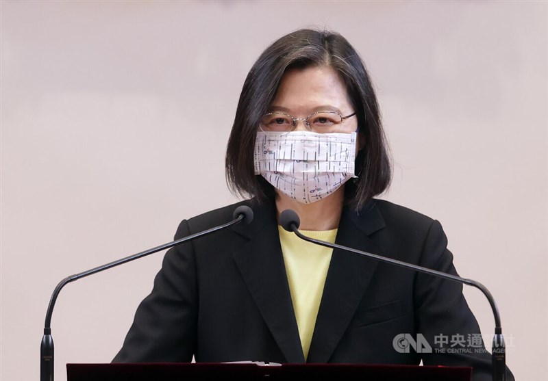 總統蔡英文6日說,政府一定會排除萬難,讓最低工資能夠持續往上調升。(中央俄檔案照片)