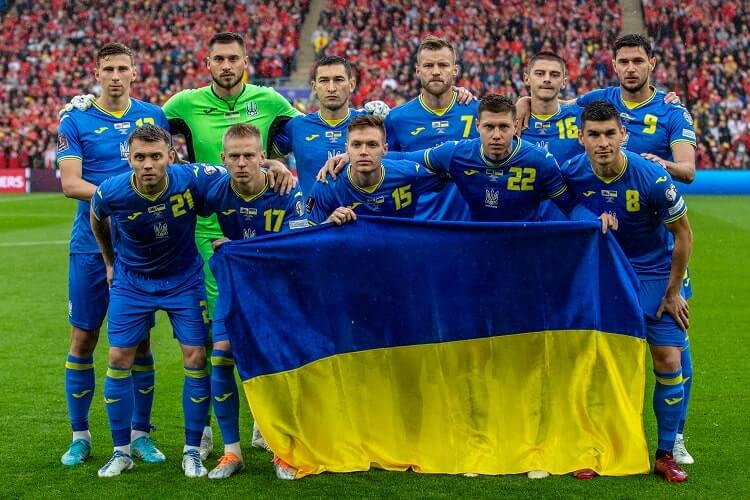 烏克蘭隊5日不敵地主威爾斯隊，失去進軍世足會內賽資格。（圖取自烏克蘭國家足球隊網頁uaf.ua）