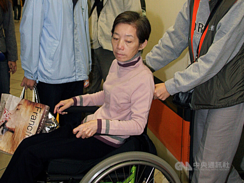 前總統陳水扁妻子吳淑珍（圖）日前確診，14日下午已入院治療。（中央社檔案照片）