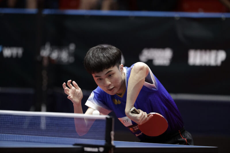 台灣桌球一哥林昀儒18日在WTT球星挑戰賽順利挺進4強。（圖取自facebook.com/WTT）