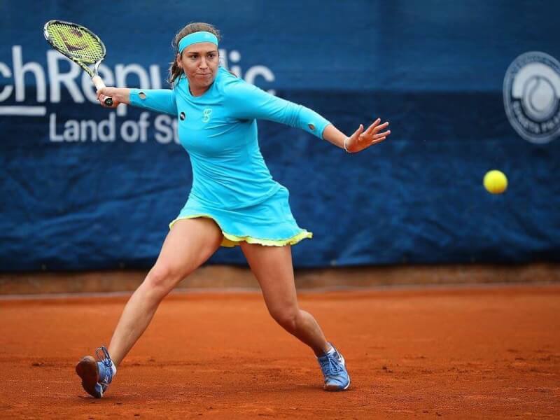 泰晤士報報導指出，俄羅斯網球女將茲拉米茲（圖）為躲避溫布頓網球錦標賽對俄國球員設下的禁賽令，已將國籍改為喬治亞。（圖取自instagram.com/natadzala）