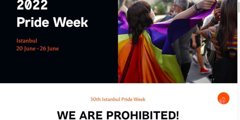 土耳其伊斯坦堡2個行政區禁止LGBTI+驕傲週舉行。驕傲週主辦單位İstanbul LGBTİ+ Onur Haftası20日發布聲明表示，「我們不會放棄，我們不害怕」。（圖為İstanbul LGBTİ+ Onur Haftası網頁）中央社記者鍾佑貞伊斯坦堡傳真 111年6月21日