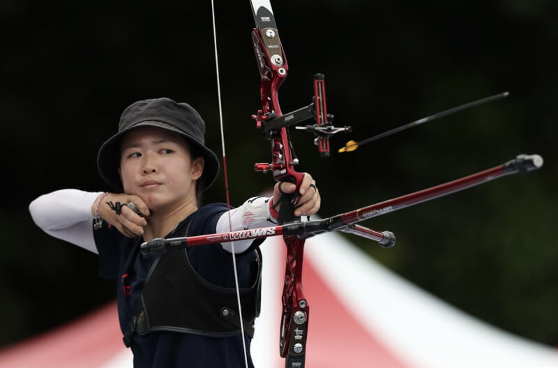 台灣女子反曲弓選手彭家楙31日在世大運個人賽獲銅牌。（中央社檔案照片）