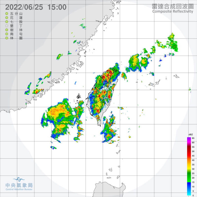 (圖取自中央氣象局網頁cwb.gov.tw)