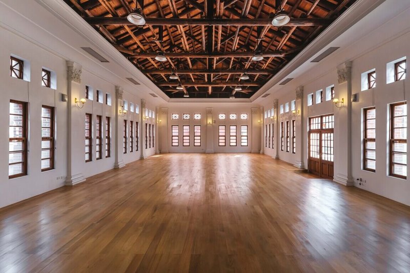 過去曾是高雄港勢展覽會會場的愛國婦人會館,經高市府修復完成,首度重啟,將以女性設計為題啟動「台灣設計設計台灣」系列展覽活動。(高雄市政府提供)中央社記者曾以寧傳真 111年6月27日