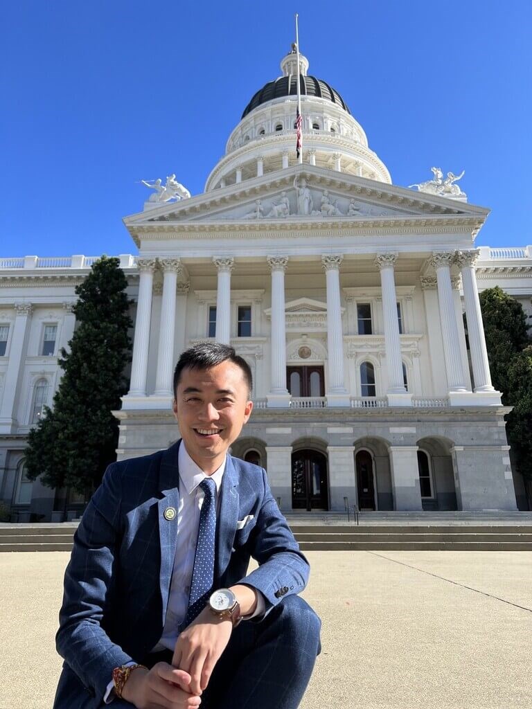 今年26歲的李天明是加州議會史上最年輕、首位亞裔雙性戀眾議員。(李天明辦公室提供)中央社記者周世惠舊金山傳真 111年6月27日