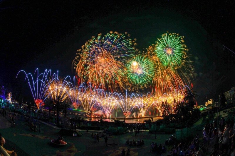 2022澎湖國際海上花火節30日晚間閉幕,將有10分鐘施放7000發的花火秀等,為活動畫下完美句點。(澎湖縣政府提供)中央社 111年6月30日