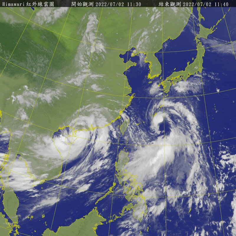 (圖取自中央氣象局網頁cwb.gov.tw)