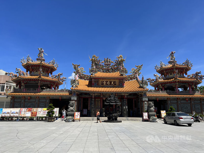 台東百年歷史天后宮12年1次建醮,相關單位決定台東市9月22日至24日吃素,籲市民一起共襄盛舉;台東肉品市場配合不殺豬和休市。中央社記者盧太城台東攝 111年7月9日