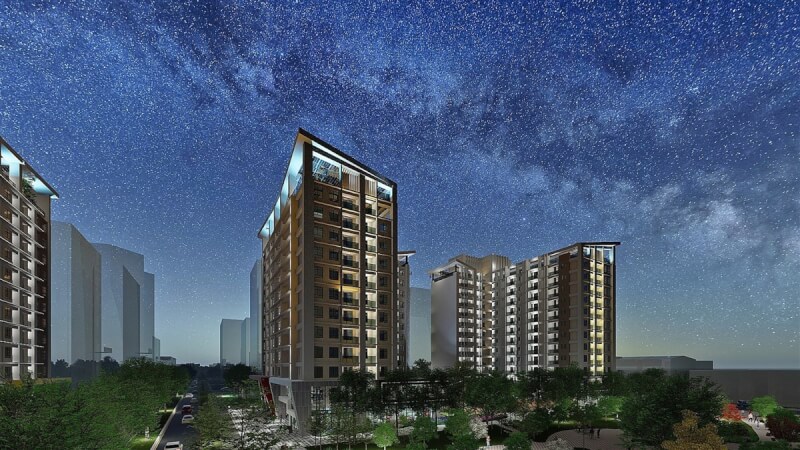 高雄市政府11日表示,位於87期重劃區的岡山社宅7日決標,預計4年後完工。全案也讓高雄「萬戶社宅」藍圖往前邁進一大步。圖為完工示意圖。(高雄市政府提供)中央社記者曾以寧傳真 111年7月11日