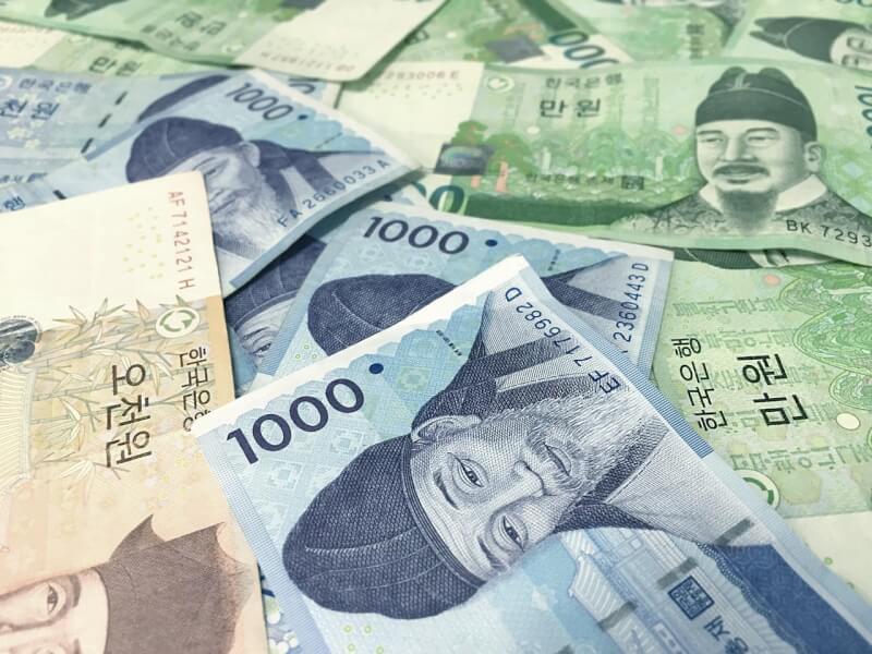 韓國中央銀行13日歷史性升息2碼，以遏止快速攀升的通貨膨脹。圖為韓元。（圖取自Pixabay圖庫）