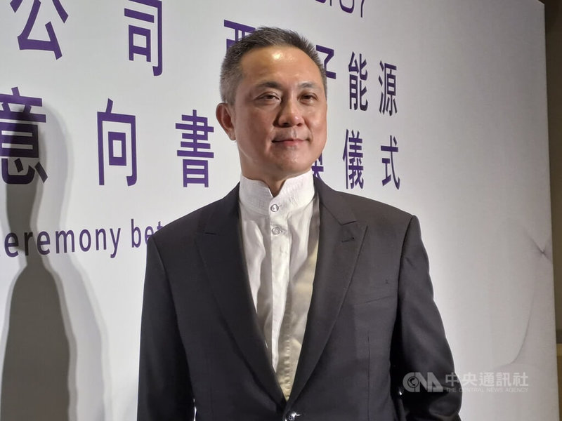 大同總經理蔡維力14日在「大同、西門子能源合作意向書交換儀式」強調,大同在離岸風電市場絕不缺席,透過與西門子能源合作,可望成為台灣離岸風電產業本土供應鏈的一員,達成產業國產化的目標。中央社記者潘智義攝 111年7月14日
