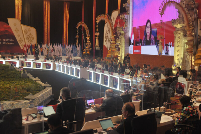 20國集團財政首長會議15日於印尼舉辦。（圖取自G20官方網頁g20.org／安塔拉通訊社）
