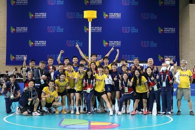 台灣合球代表隊18日在伯明罕世界運動會銅牌戰，以23比22逆轉擊敗德國，拿下銅牌。（圖取自facebook.com/CTKA2014）